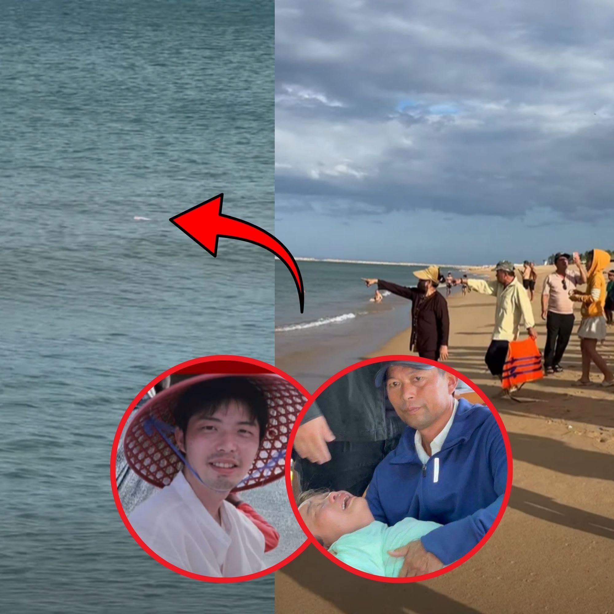bất ngờ phát hiện vật thể màu trắng trô:i giữa biển –