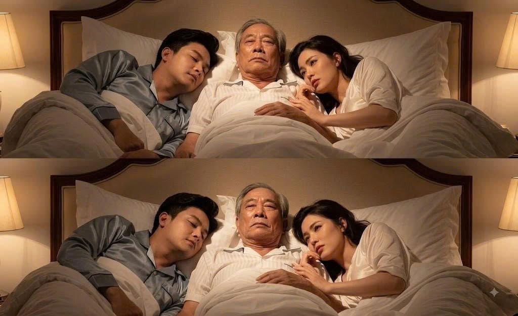 Đêm tâ;/n hôn đầu tiên, bố chồng đòi nằm giữa hai vợ chồng vì phong tục “vía đ ẻ con trai” — đúng 3h sáng, tôi thấy người ng ứ a ngá y điên lên