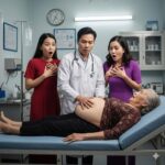 2 con vội vã đưa mẹ 60t vào viện, bà ôm bụng to như có b ầ u và sự thật phía sau