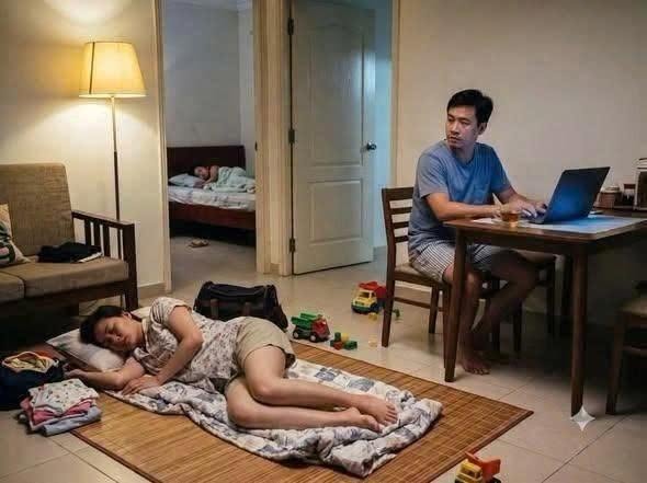 Vợ cũ đến thăm con rồi ngủ lại 1 đêm, tất nhiên là tôi để cô ấy nằm ngoài phòng khách rồi chứ không có chuyện